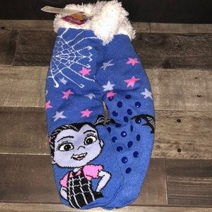 NWT kids Vampirina slipper socks